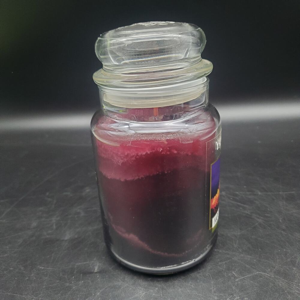Rare Yankee Candle Moonlight Harvest 22 Oz Large Jar Retired Scent Glass Lid - Picture 4 of 8